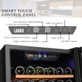 thumbnail image 9 of Lanbo 24 Inch 165 Bottle Single Zone Wine Cooler Fridge, 9 of 16