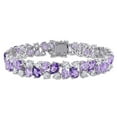 thumbnail image 1 of Multi-Gemstone Tennis Bracelet in Sterling Silver, 1 of 5