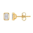 thumbnail image 1 of Lab Created Fancy Cut Diamond Stud Earrings in 14K Gold, 1 of 6