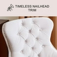 thumbnail image 3 of Milano Velvet Button-Tufted Barstool, Assorted Colors, 3 of 9