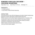 thumbnail image 6 of Kinder's Grilled Chicken Seasoning 9.2 oz., 6 of 6