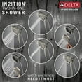 thumbnail image 3 of Delta Faucet In2ition 7-Setting Two-in-One Shower, 3 of 8