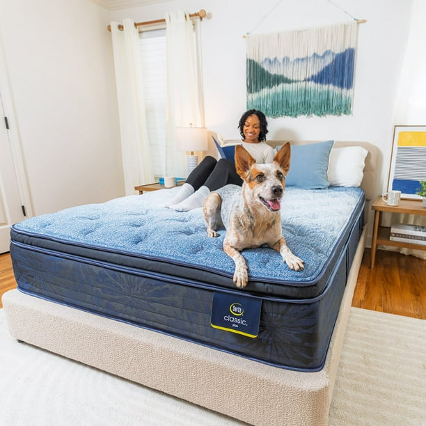 寝具 Serta Classic Plus Heather Ridge Pillow Top Mattress (Available in