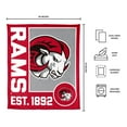thumbnail image 3 of Logo Brands Winston-Salem State Rams 60"x70" Super Plush Blanket, 3 of 6
