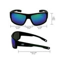 thumbnail image 5 of New Balance Sunwear NB541813SV Full-Rim Performance Wrap Sunglasses, 5 of 5