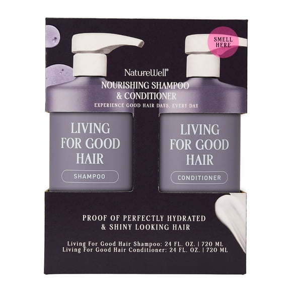 NatureWell Living For Good Shampoo & Conditioner, 24 fl. oz., 2 pk.
