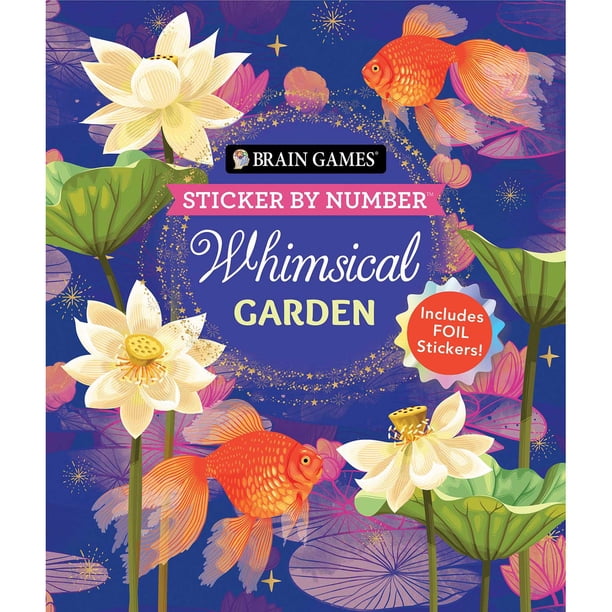 Sticker By Number: Whimsical Garden, Paperback - Samsclub.com