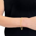 thumbnail image 4 of Diamond Cut Franco Chain Bracelet in 14K Gold, 4 of 4