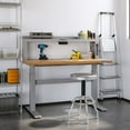 thumbnail image 5 of Seville Classics UltraHD Electric Adjustable Workbench, 48” W x 24” D x 28” to 42” H, 5 of 20