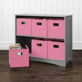 thumbnail image 2 of RiverRidge Horizontal Bookcase with 6 Bins, Assorted Shelf and Bin Colors, 2 of 6
