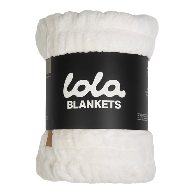 Lola Blankets Large Plush Throw Blanket, 60" x 72"