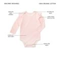 thumbnail image 4 of Member's Mark Baby 4-Pack Organic Cotton Bodysuit, 4 of 8