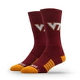 thumbnail image 2 of Virginia Tech Hokies Adult 2-Pack Crew Socks, 2 of 3
