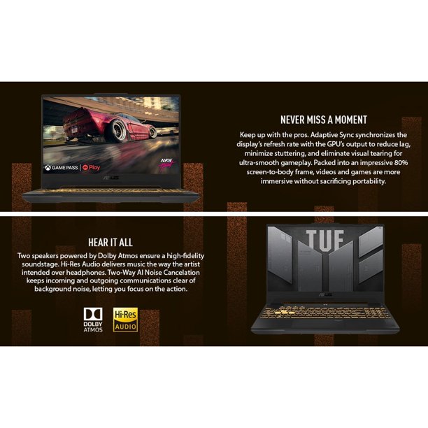 ASUS TUF Gaming F15 Laptop - 15.6