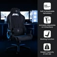 thumbnail image 3 of Arozzi Torretta Soft Fabric Special Edition Gaming Chair, Dark Grey, 3 of 9