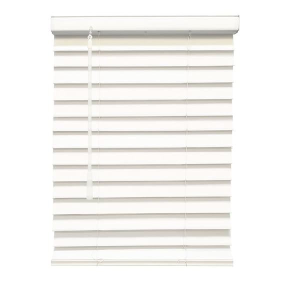 RichCraft Collections 2" Faux Wood Blinds, White, 60" Height, Assorted Widths