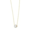 thumbnail image 2 of Freshwater Cultured 8-8.5mm Pearl Solitaire Pendant Necklace in 14K Gold, 2 of 4