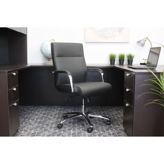 BOSS Office Executive High Back Comfort Desk Chair