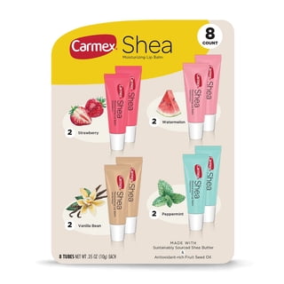 Carmex Shea Lip Balm, 8 Count