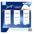 thumbnail image 1 of Secret Clinical Soft Solid Antiperspirant and Deodorant, Light & Fresh (1.6 oz., 3 ct.), 1 of 6