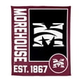 thumbnail image 1 of Logo Brands Morehouse Maroon Tigers 60"x70" Super Plush Blanket, 1 of 6