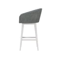 thumbnail image 12 of HH2 Home Upholstered Barrel Back Wood Adjustable Height Swivel Bar Stool, 12 of 20