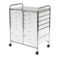thumbnail image 2 of Seville Classics 12-Drawer Rolling Organizer Cart, 25.2" W x 15.2" D x 31.7" H, 2 of 9