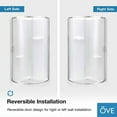 thumbnail image 10 of Breeze 32” x 32” x 77” Corner Shower Kit with Clear Glass, Walls, Base and Hardware, 10 of 15