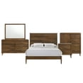 thumbnail image 1 of Zuma Panel 3PC or 5PC Bedroom Set in Walnut, Assorted Sizes, 1 of 10