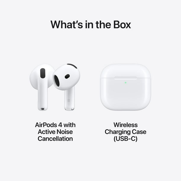 即日発送可❗️AirPods Active Noise Cancellation Apple AirPods 4 with Active Noise Cancellation - Samsclub.com
