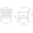 thumbnail image 7 of Member's Mark Newport Teak Sofa Set with Sunbrella Fabric, 4pc, 7 of 9