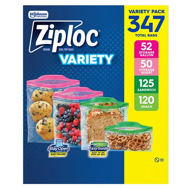 Ziploc Meal Prep Variety Pack, 134