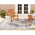 thumbnail image 9 of Nicole Miller New York Patio Sofia Magnolia Area Rug - Navy Blue/Ivory, 9 of 9