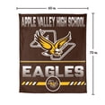 thumbnail image 7 of Logo Brands Apple Valley High School 60"x70" Super Plush Blanket, 7 of 7