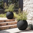 thumbnail image 1 of Veradek 18" Grooved Round Planter, Set of 2, 1 of 11