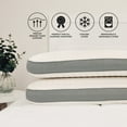 thumbnail image 2 of Imaginarium Luxury Resort Queen Memory Foam Pillow with Cooling Cover, Set of 2, 2 of 5