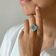thumbnail image 6 of Treated Solitaire Gemstone Ring in 14K Gold, 6 of 6