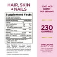 thumbnail image 7 of Nature's Bounty Hair, Skin, and Nails Vitamin Gummies With Biotin 230 ct., 7 of 8