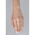 thumbnail image 6 of Round Cut Semi Eternity Diamond Band in 14K Gold, 6 of 7