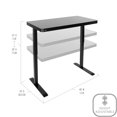 thumbnail image 4 of Seville Classics airLIFT Electric Tempered Glass Height Adjustable Desk, 48" x 24", 4 of 14
