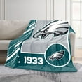 thumbnail image 2 of Logo Brands Philadelphia Eagles 60"x70" Super Plush Blanket, 2 of 6