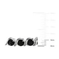 thumbnail image 4 of Round Cut Gemstone Swirl Tennis Bracelet in Sterling Silver, 4 of 4