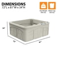thumbnail image 6 of Lifesmart LS350DX 5-Person 28-Jet 110v Plug and Play Spa with Ozonator, 6 of 10