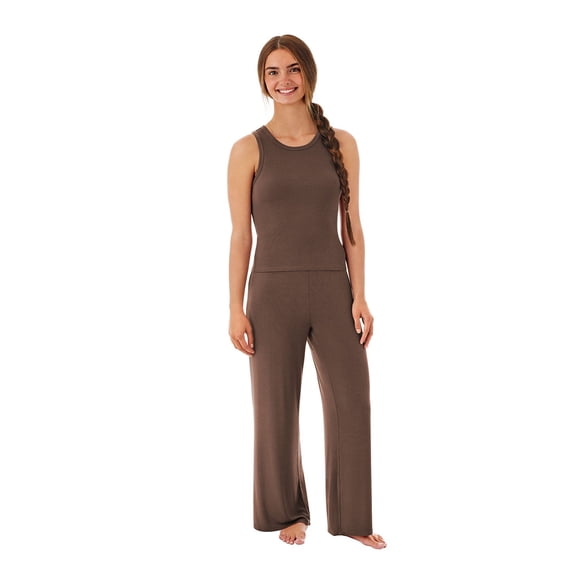 Member's Mark Women's Ribbed Tank & Pant Pajama Set