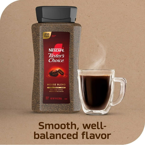 Nescafé Taster's Choice House Blend Light-Medium Instant Coffee