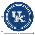 thumbnail image 2 of Collegiate Round Paper Plates, 10", 85 ct., Choose Your Team, 2 of 6
