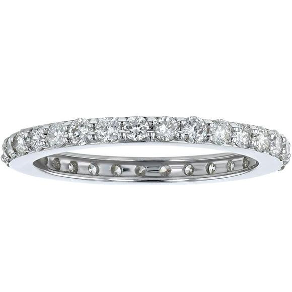 Round Cut Diamond Eternity Band in 14K Gold