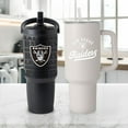 thumbnail image 2 of Logo Brands Las Vegas Raiders Stainless Steel Tumbler Set, 2 of 7