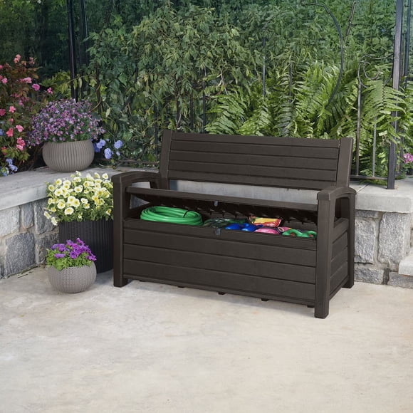 Keter Hudson Plastic Storage Bench