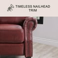 thumbnail image 3 of Braxton Bonded Leather Pushback Recliner, 3 of 12